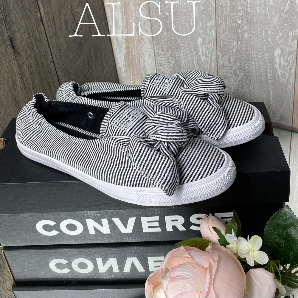 NWT Converse Ctas Knot Slip White Black W AUTHENTI - Picture 7 of 9